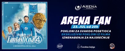 FANTASTIČNA ČETVORKA STIŽE NA ARENA FAN DOGAĐAJ 23. JULA