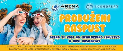 PRODUŽENI RASPUST: ARENA TE VODI NA EKSKLUZIVNO ISKUSTVO U NOVI COSMOPLAY